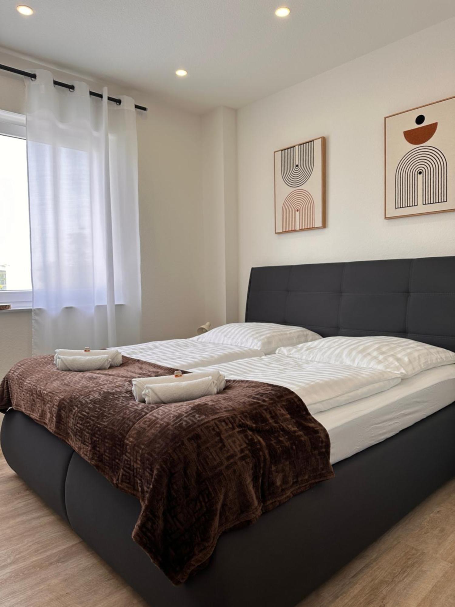 Amao-Obsidian I 120Qm I Elegantes Business- & Familienapartment I 3 Schlafzimmer I Kingsize Betten Schwanau Eksteriør bilde