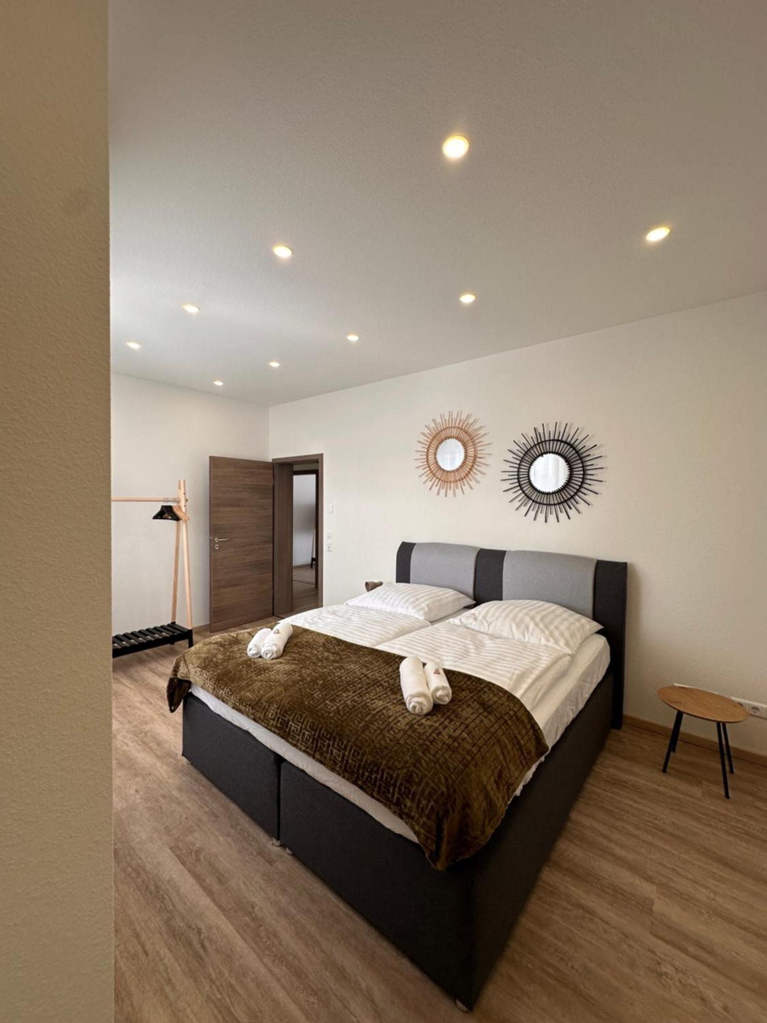 Amao-Obsidian I 120Qm I Elegantes Business- & Familienapartment I 3 Schlafzimmer I Kingsize Betten Schwanau Eksteriør bilde