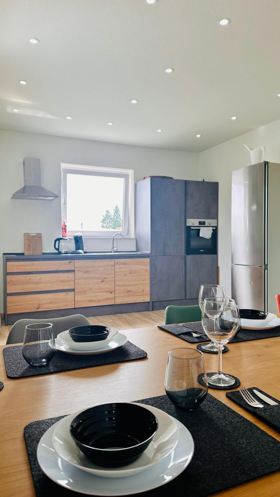 Amao-Obsidian I 120Qm I Elegantes Business- & Familienapartment I 3 Schlafzimmer I Kingsize Betten Schwanau Eksteriør bilde